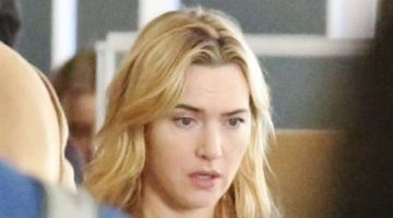 Kate Winslet sul set di The mountain between us